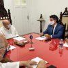 Presidente da Confederação das Santas Casas de Misericórdia, Hospitais e Entidades Filantrópicas visita a Santa Casa de Santos